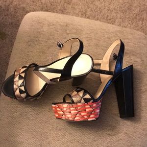 Nine West Leather Carnation Pump
